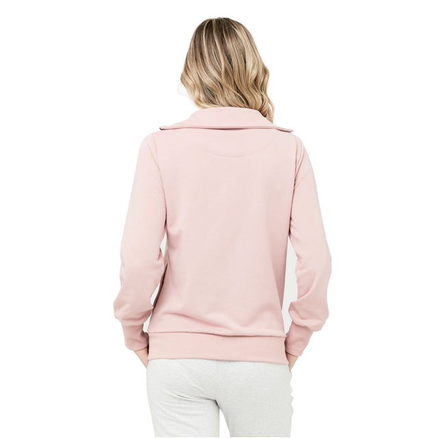 Ripe Kyle Zip Up Jumper - Pink