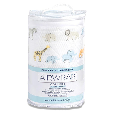 Airwrap Cot Liner Muslin 4 Sides