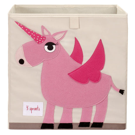 3 Sprouts Storage Box - Unicorn