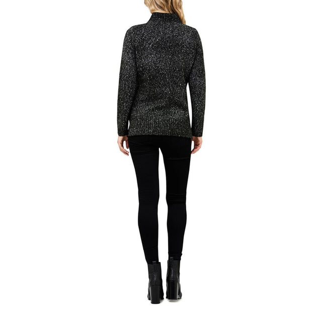 Ripe Cable Nursing Knit - Black