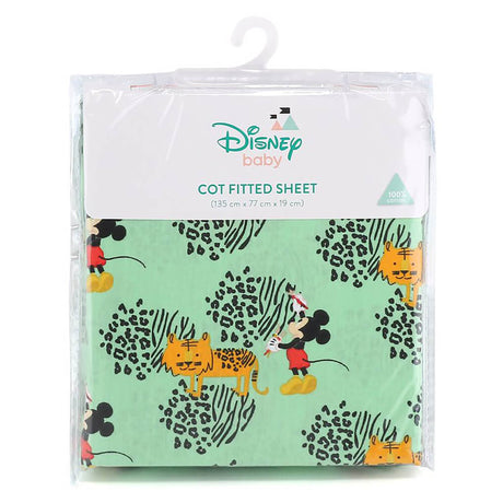 Disney Mickey Doodle Zoo Fitted Sheet