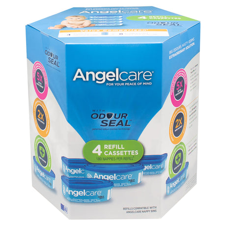 Angelcare Nappy Refill Cassette 4 Pack