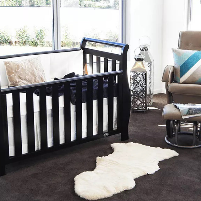 Babyhood Georgia Sleigh Cot Luxx