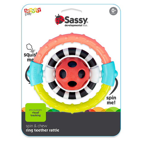 Sassy Spin and Chew Ring Rattle