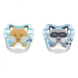 Dr Browns Animal Soother Fox/Raccoon 0-6 Months 2 Pack