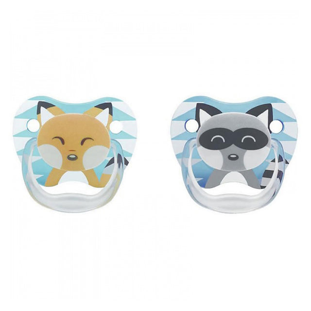 Dr Browns Animal Soother Fox/Raccoon 0-6 Months 2 Pack