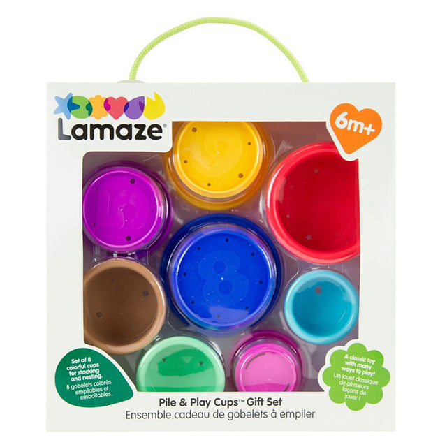 Lamaze 8pc Pile & Play Stacking Cups