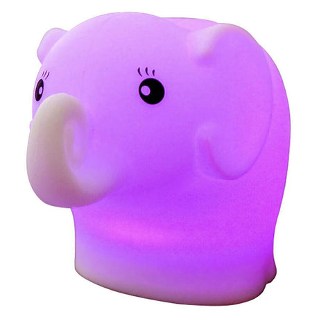 Babystudio Colour Changing Soft Silicon Night Light - Elephant