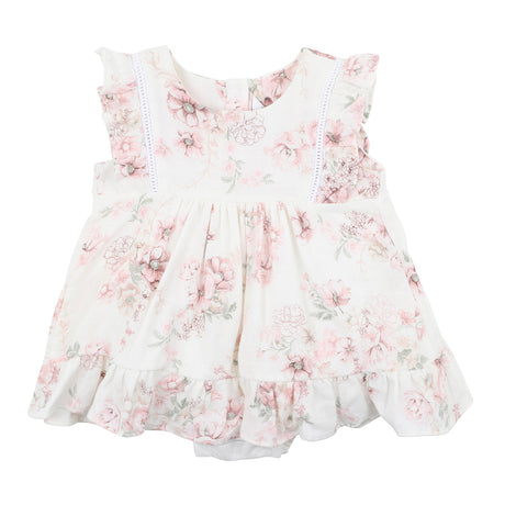 Bebe Floral Print Overlay Dress