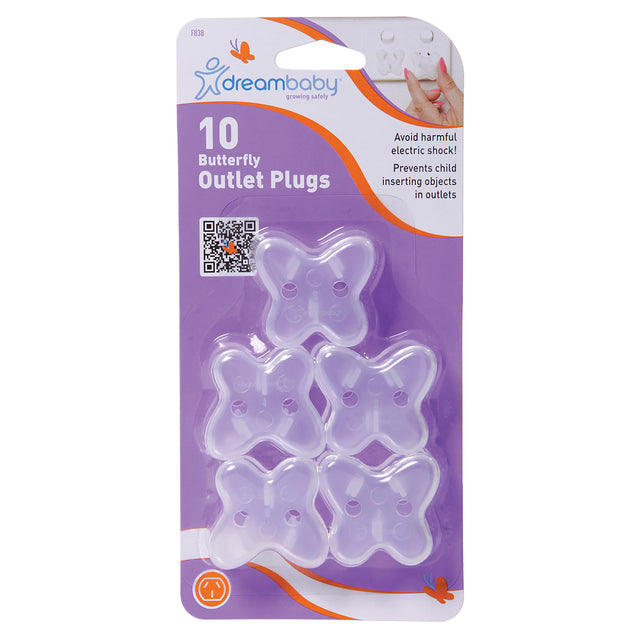 Dreambaby Butterfly Outlet Plug 10 Pack