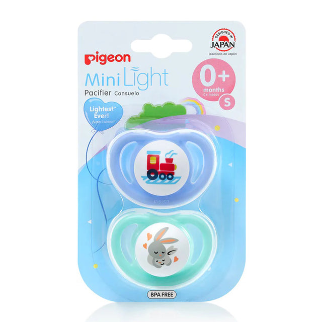 Pigeon MiniLight Pacifier Small 0+ Months Twin Pack