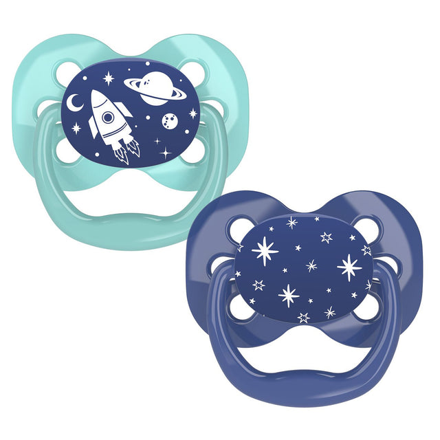 Dr Browns Stage 1 Pacifier Blue 2 Pack