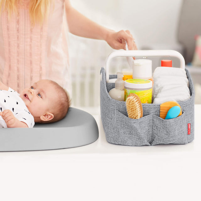 Skip Hop Light Up Nappy Caddy - Heather Grey