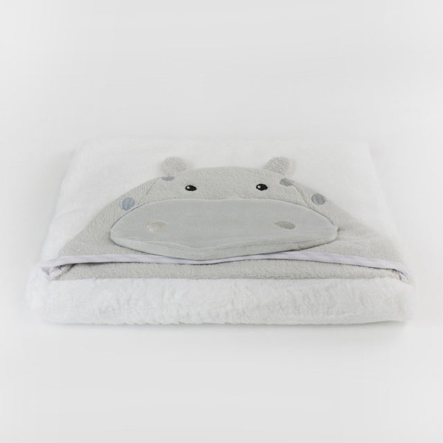 Bubba Blue 'Hippo' Novelty Hooded Bath Towel