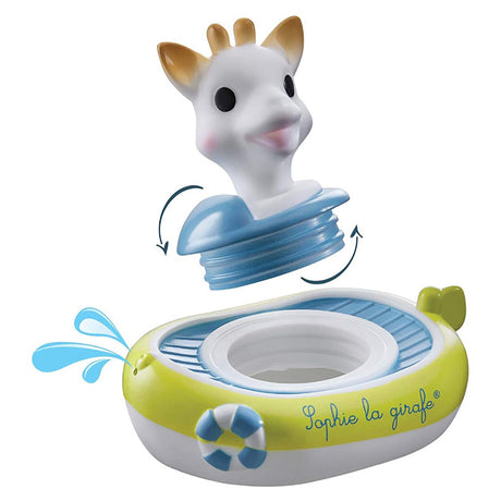 Sophie La Girafe Sprinkler Boat Bath Toy