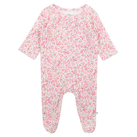 Bebe White Label Organic Long Sleeve Romper Floral