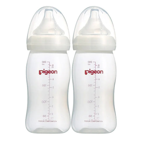 Pigeon SofTouch Bottle PP Twin Pack 240ml