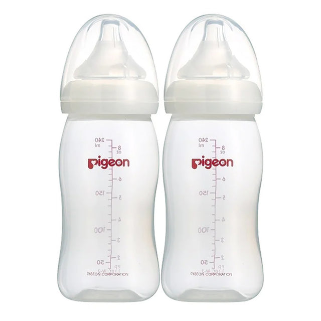 Pigeon SofTouch Bottle PP Twin Pack 240ml