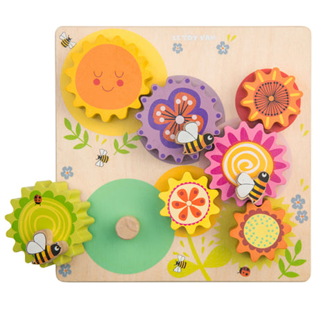 Petilou Gears & Cogs Busy Bee Learning Puzzle