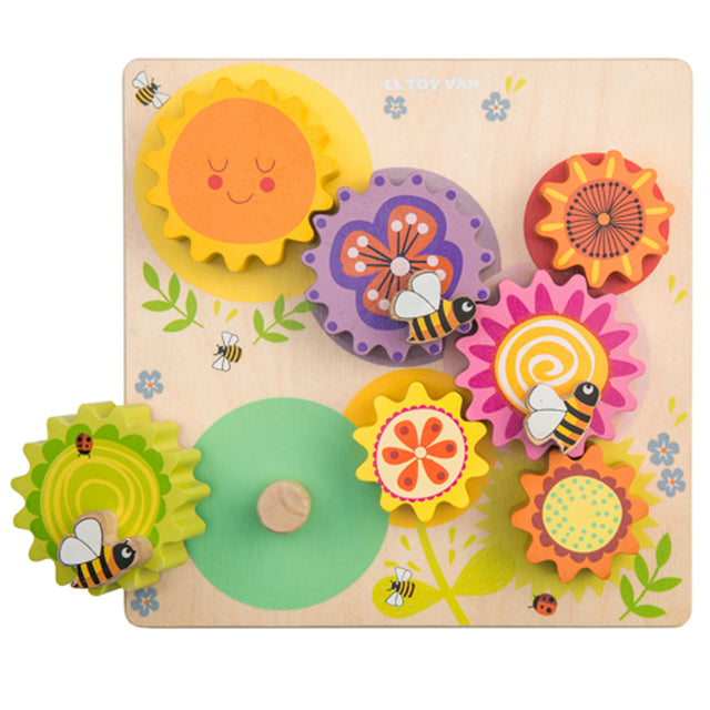 Petilou Gears & Cogs Busy Bee Learning Puzzle