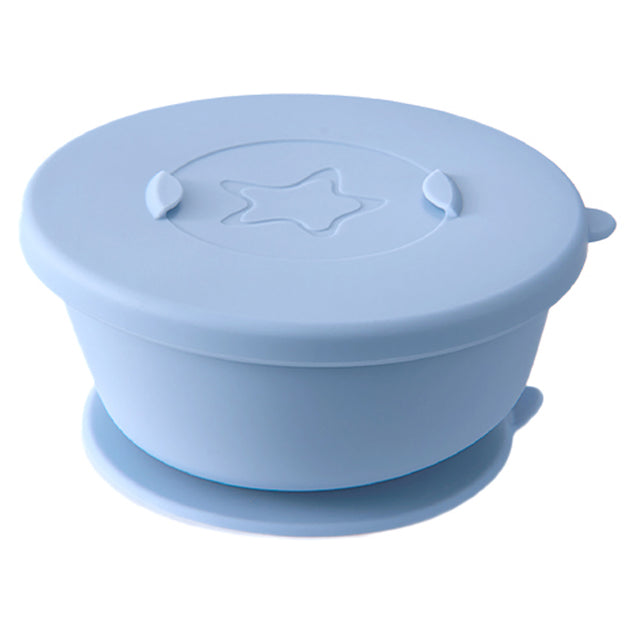 Cherub Baby Silicone Suction Tilt Bowl with Lid