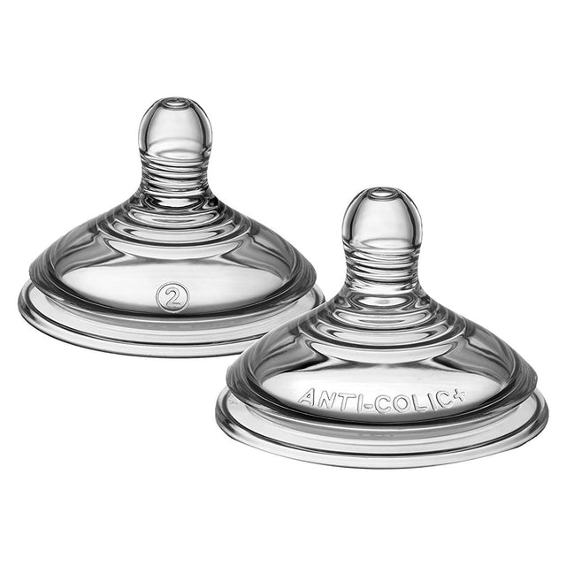 Tommee Tippee Advanced Anti Colic Medium Flow Teats 2 Pack