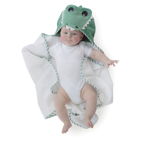 Bubba Blue 'Crocodile' Novelty Hooded Bath Towel