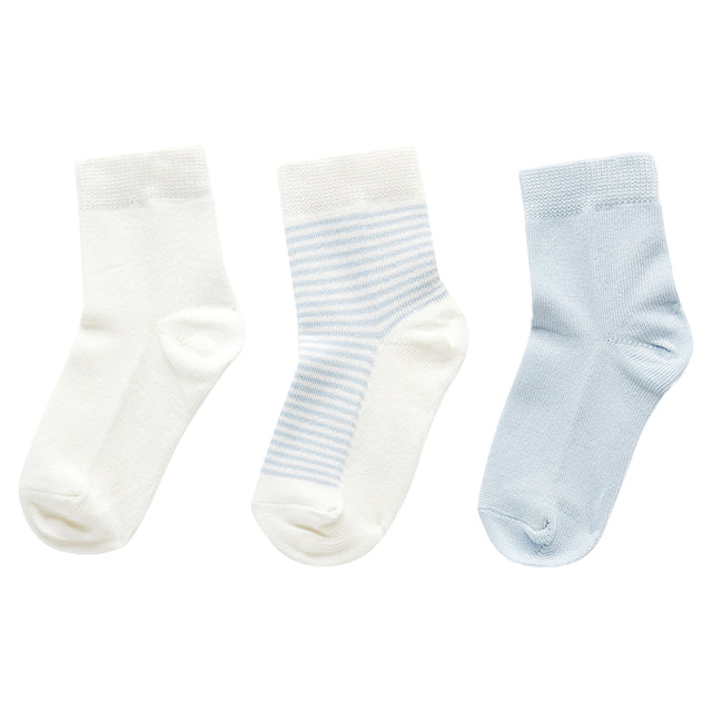 PureBaby 3 Sock Pack - Pale Blue