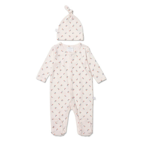 Marquise Studsuit & Beanie Set - Flower