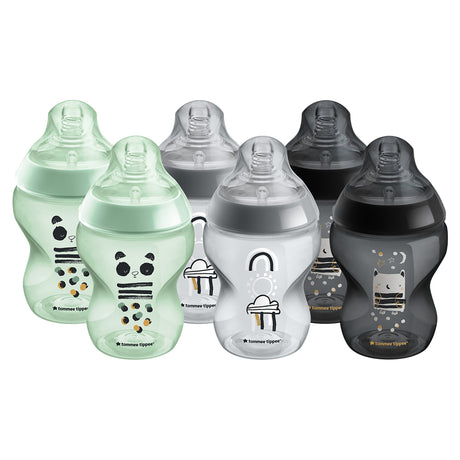 Tommee Tippee BlueFeeding Bottles 260ml 6PK