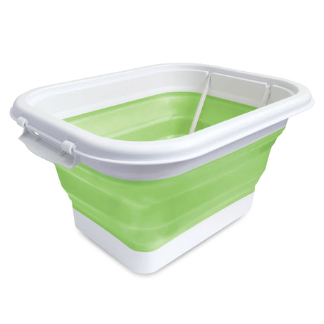 Roger Armstrong Folding Storage Bucket With Stainless Steel Support And Lid