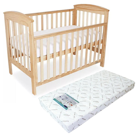 Babyhood Curve Cot & Mattress Package