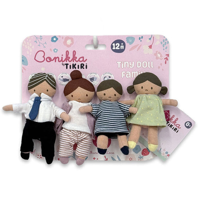 Bonikka Tiny Doll Family of 4