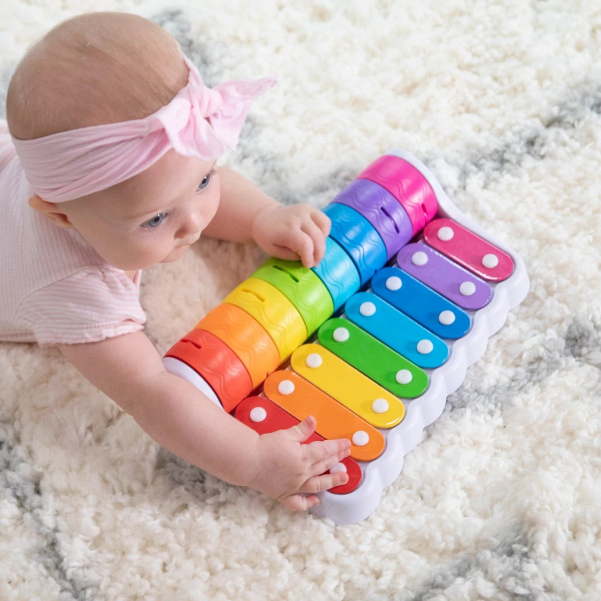 Plastic Toy Rocks Fat Brain Toys Rock 'N Roller Piano – Babies R Us Australia