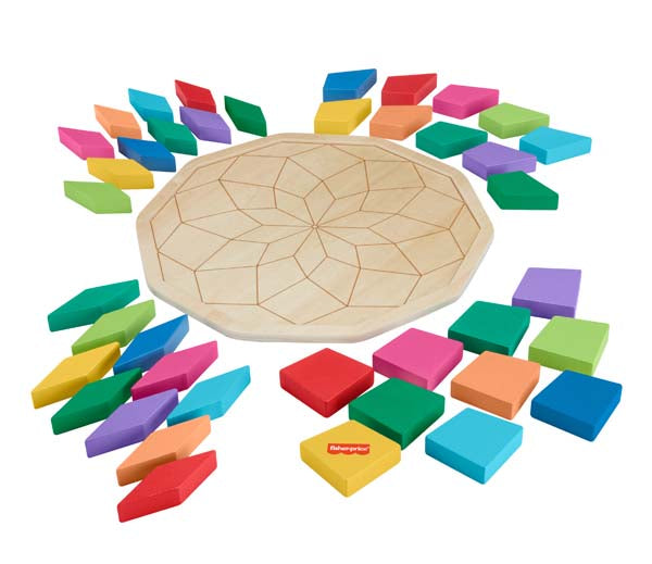 Fisher-Price Wooden Mandala Puzzle