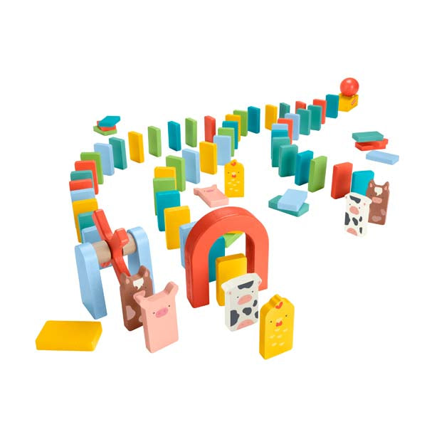 Fisher-Price Wooden Domino Run Playset