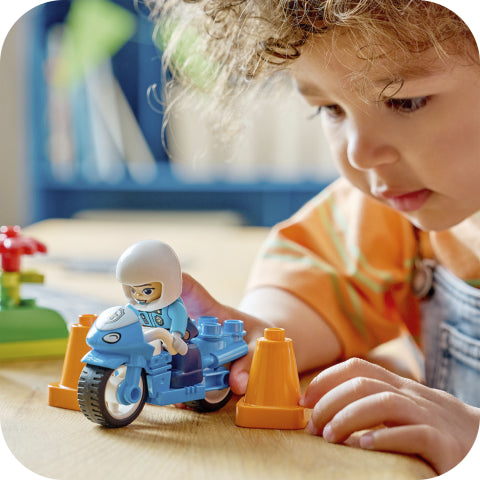 LEGO DUPLO Blue Police Motorcycle
