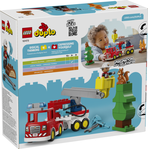 LEGO DUPLO Fire Truck with Hose and Firefighter