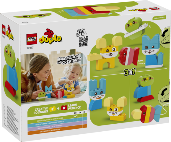 LEGO DUPLO 3 in 1 Creative Cute Pets