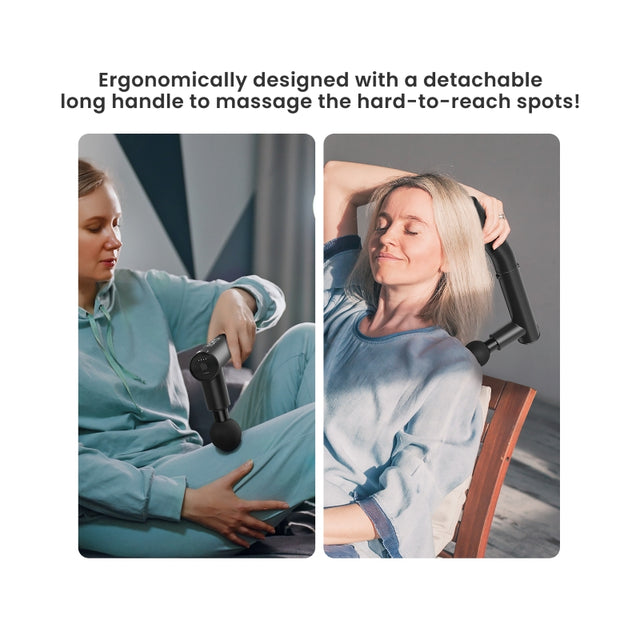 Renpho Extend, Handled Cordless Massager - Black