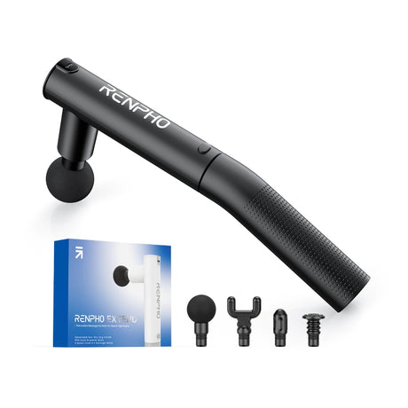 Renpho Extend, Handled Cordless Massager - Black