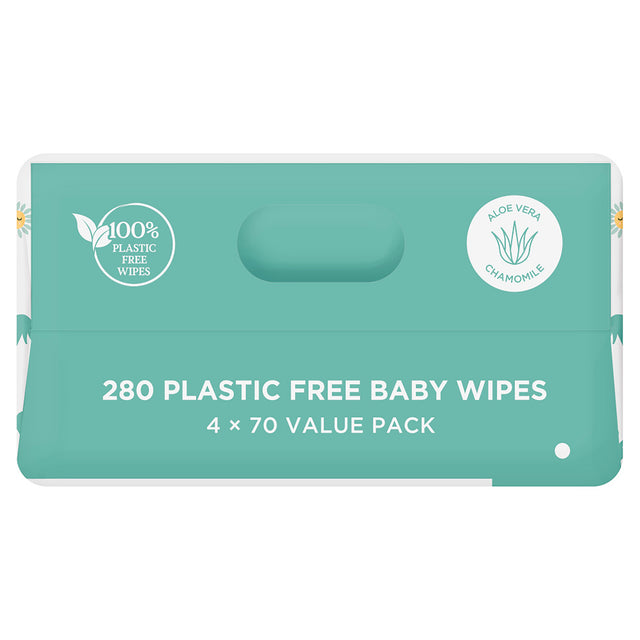 Tooshies Pure Baby Wipes Aloe Vera & Chamomile 280pk