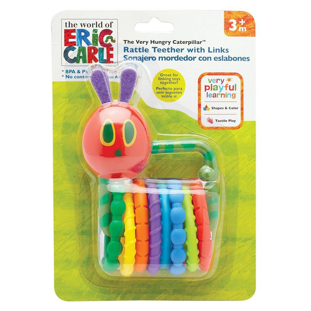 The Very Hungry Caterpillar Rattle Teether with Links