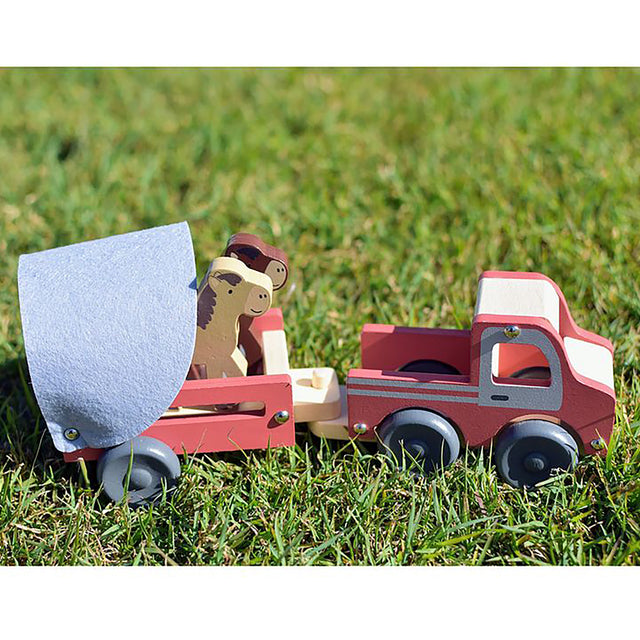 Kaper Kidz Wooden Truck with Horse Float