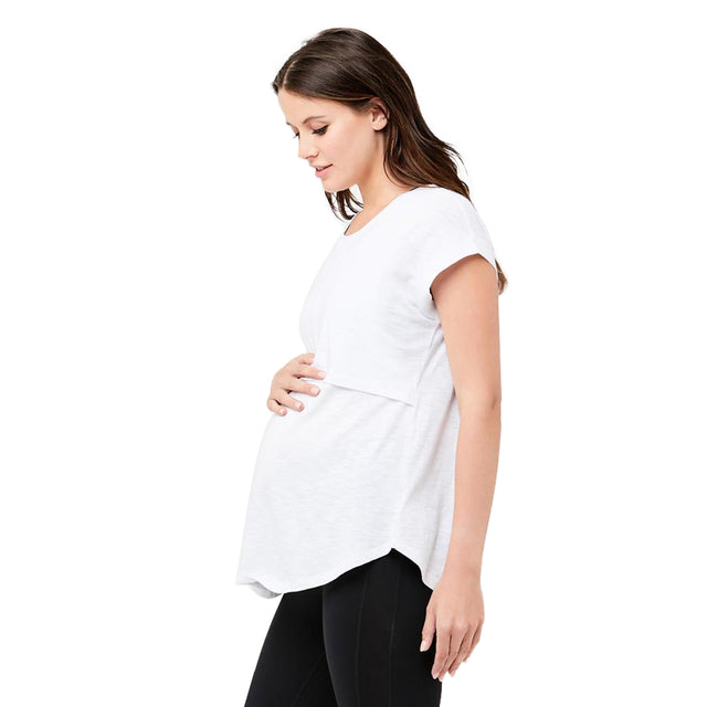 Ripe Richie Nursing Tee - White