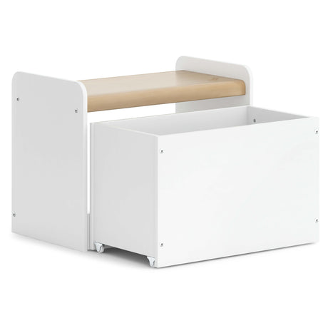 Boori Tidy Toy Box - Almond/Barley White