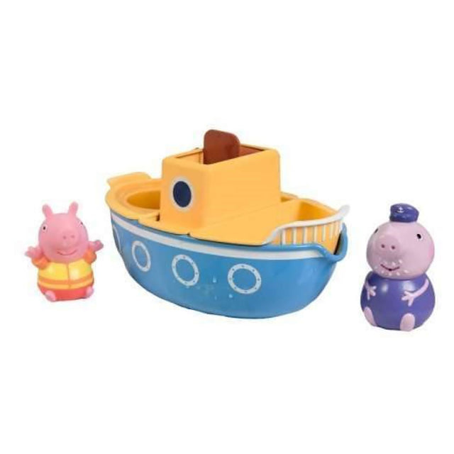 Tomy Toomies Grandad Pigs Bath Boat Adventure