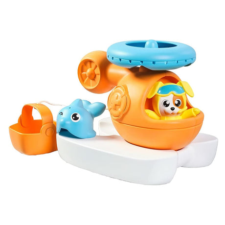 TOMY Toomies Splash & Rescue Helicopter Bath Toy