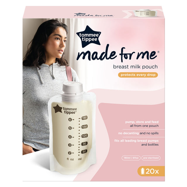 Tommee Tippee Clear Express And Go Breast Milk Pouch 20PK