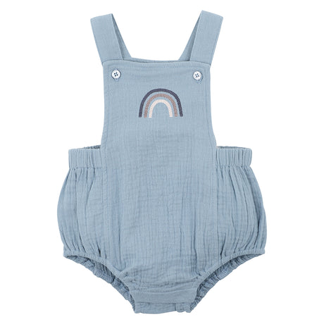 Bebe Crinkle Romper Teal